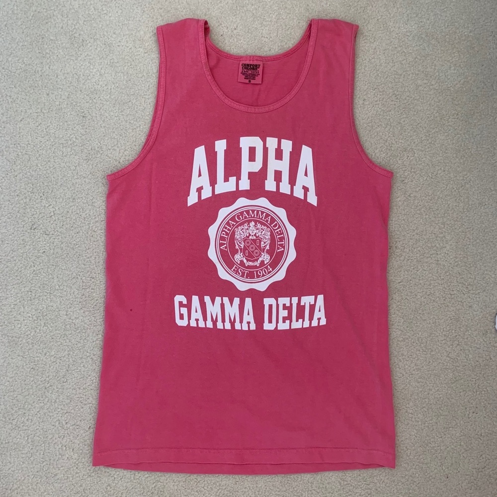 Alpha Gamma Delta tank top